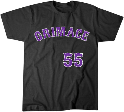 "Grimace 55 Jersey" Tshirt - Black