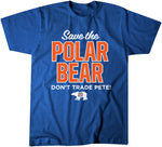 "Save The Polar Bear" Vintage Tshirt - Blue