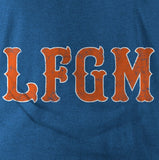 "LFGM" Vintage Tshirt - Blue